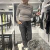 Düğmeli Antrasit İtalyan Pantolon