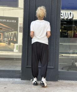 Yüksek Bel Modal Şalvar - Görsel 3