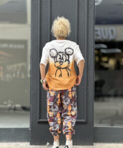 Renkli Turuncu Pantolon - Görsel 4