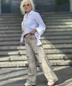 Alternative view of Çapraz Düğmeli Gömlek Bluz